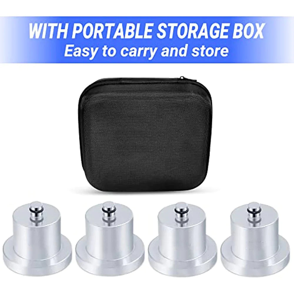 Aluminum Jack Stand Pad Pucks for Rivian R1T & R1S
