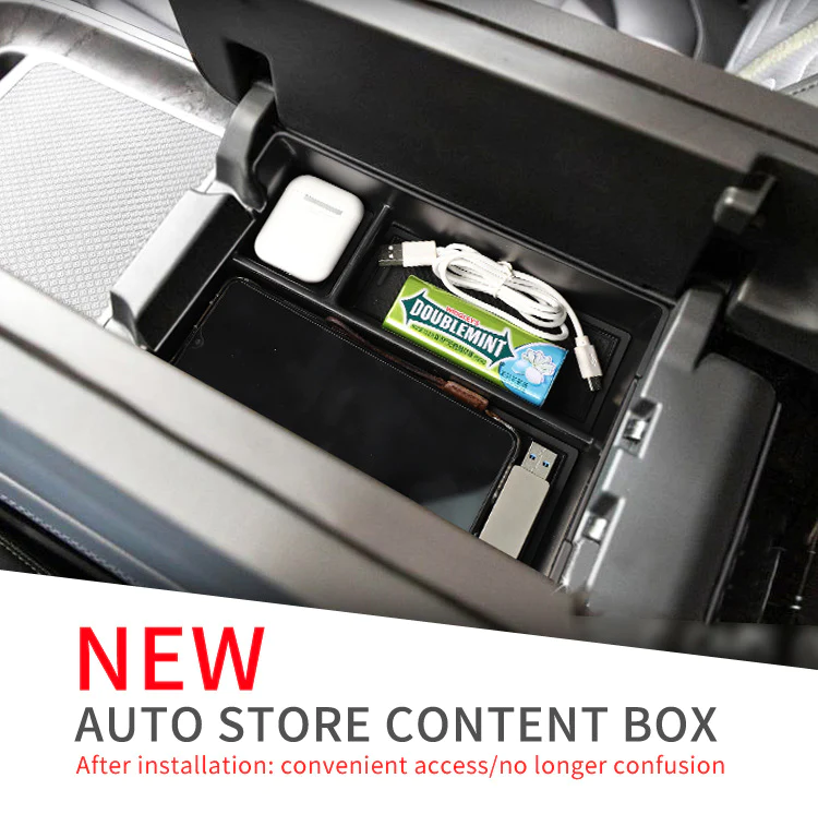 Center Console Storage Box for Rivian R1T & R1S