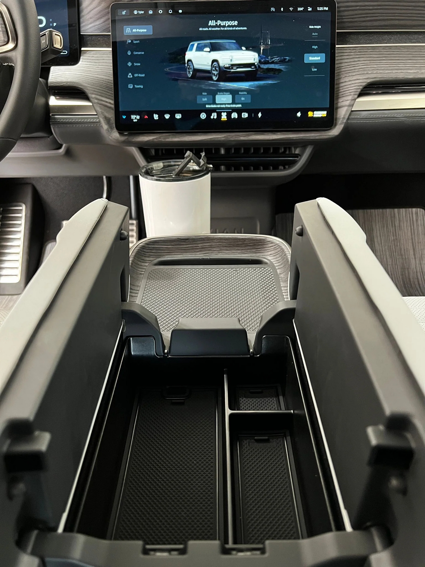 Center Console Storage Box for Rivian R1T & R1S