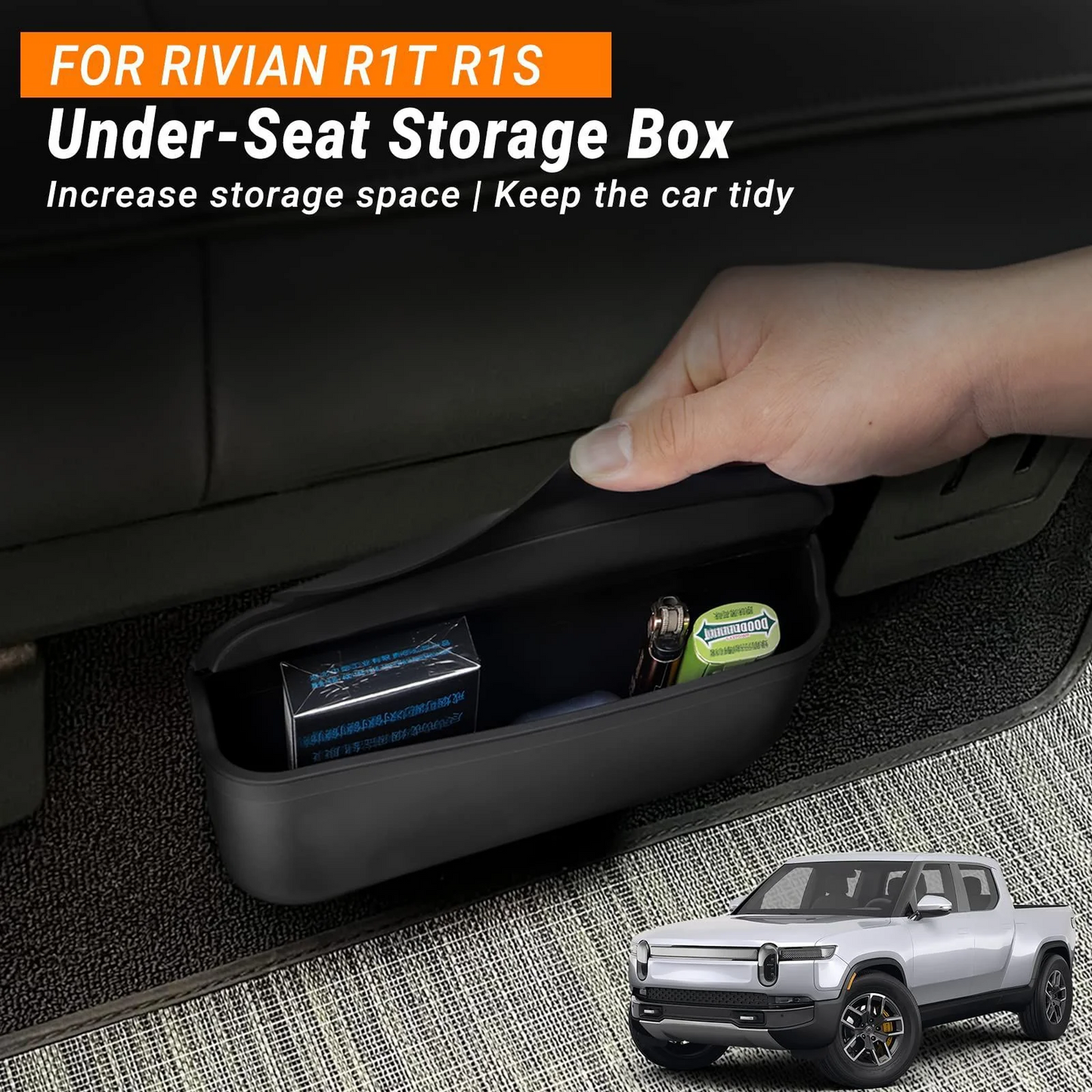 Underseat Storage for Rivian R1T & R1S