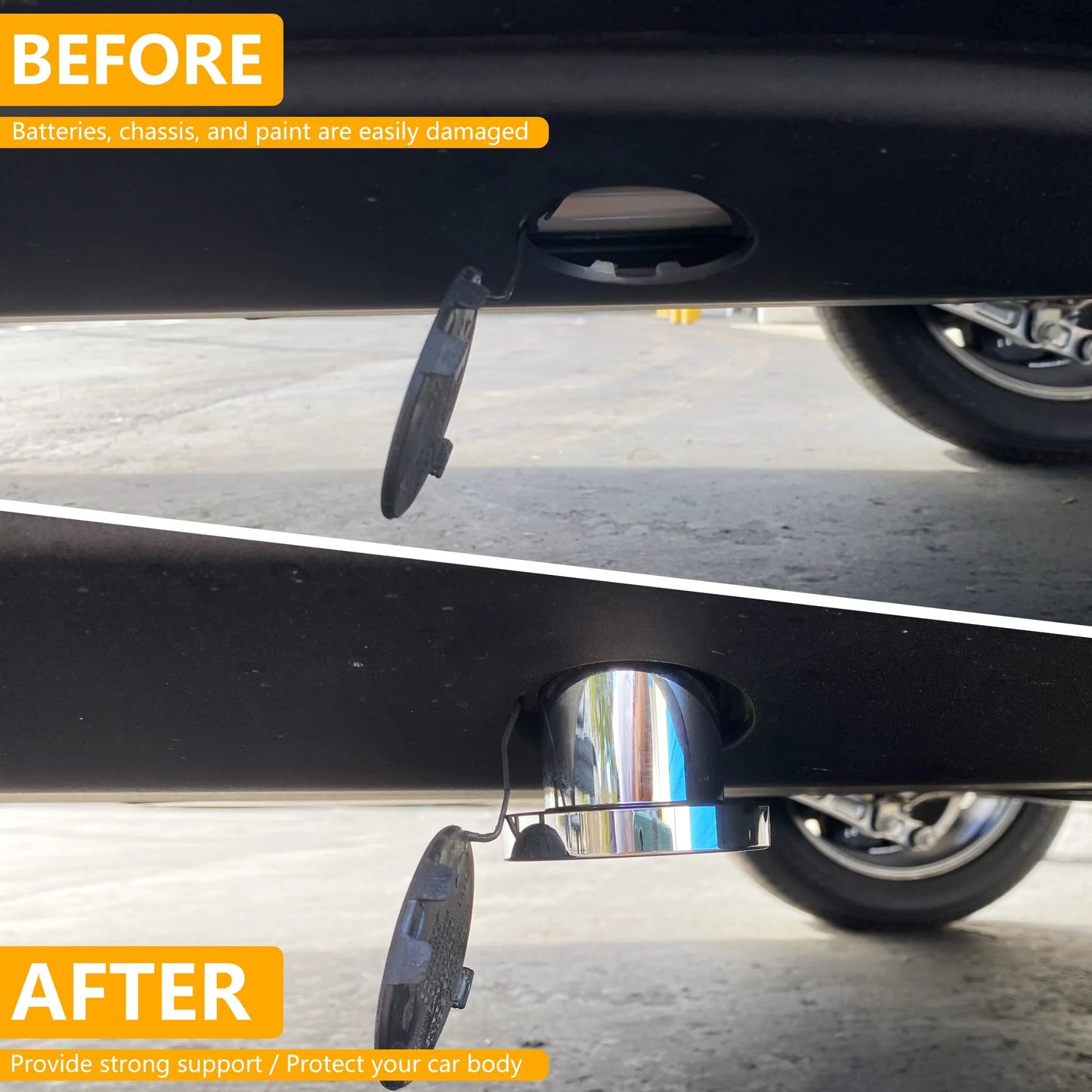 Aluminum Jack Stand Pad Pucks for Rivian R1T & R1S