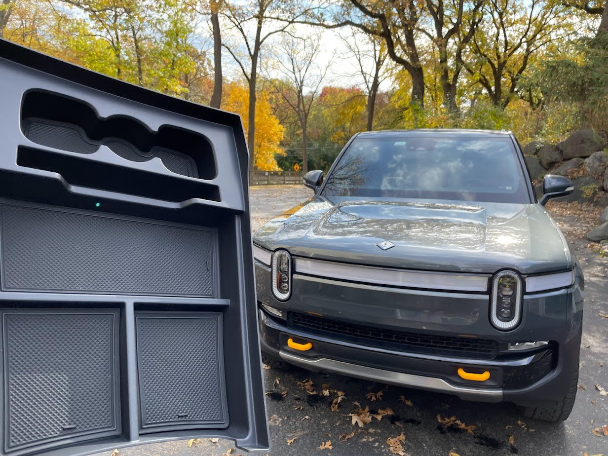 Low Center Console Tray for Rivian R1T & R1S